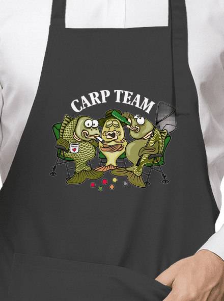 Carp Team kötény Dark Grey