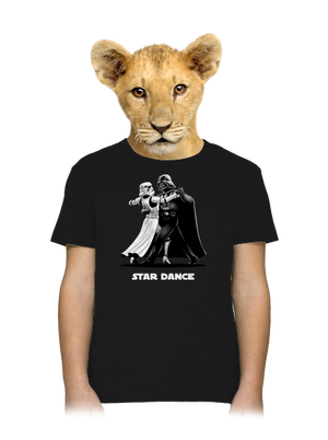 Star dance gyerek póló Black