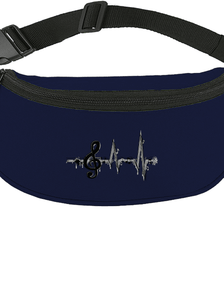 A zene az életem övtáska French Navy