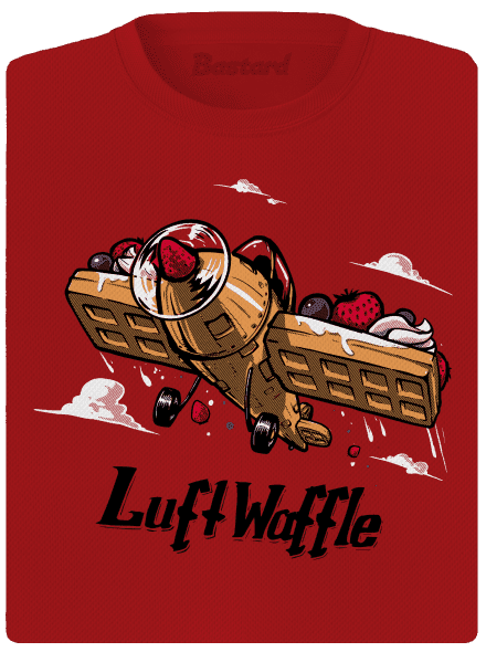 Luftwaffle női sportpóló Red Mal