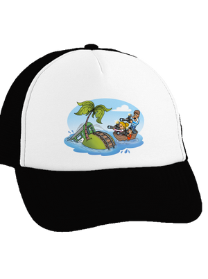 Vasúti sziget teherautós sapka Black cap