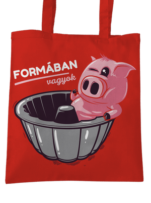 Formában táska Bright Red