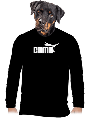 Coma férfi hosszú ujjú póló Black