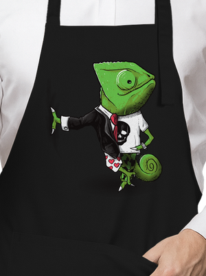 Az álcázás mestere kötény Black