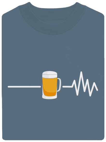 Beer help unisex crewneck Nordic Blue