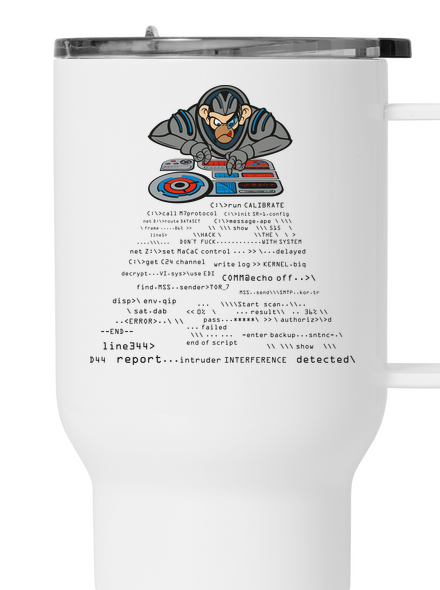 Coder ape termosz bögre White