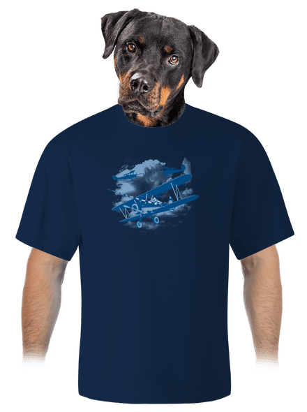 Égi lovagok unisex túlméretezett póló Midnight Blue