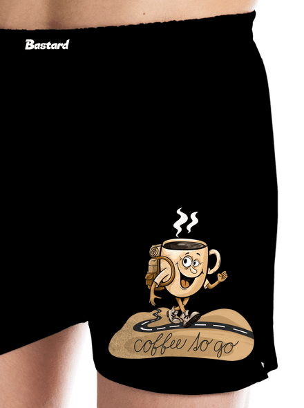 Coffee to go férfi alsó nadrág Black