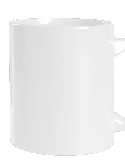 Nyomtatás nélkül nagy bögre White