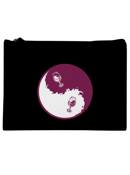 Yin Yang bor kis táska Black