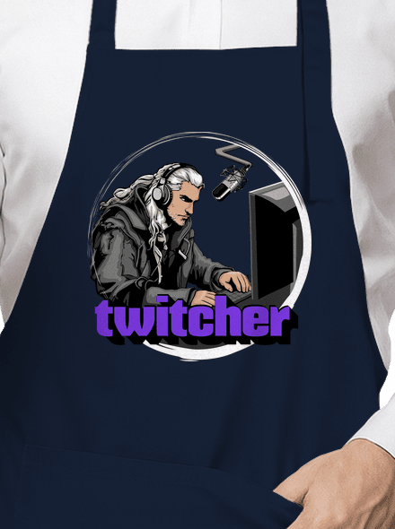 Twitcher kötény Navy