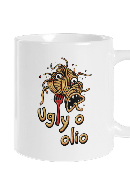 Ugly o olio hagyományos bögre White