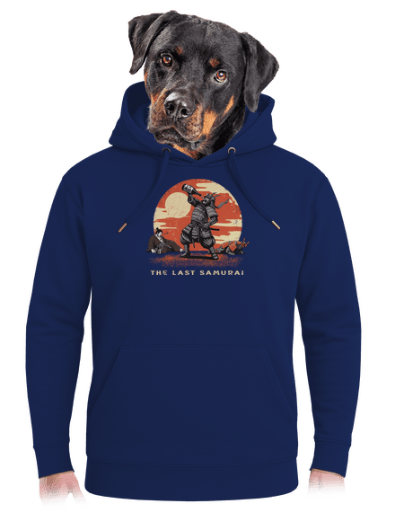 The last samurai unisex prémium pulóver Navy