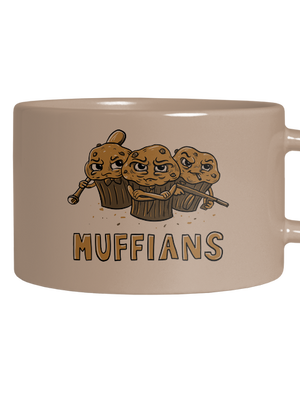 Muffians macaron bögre Brown Macaron