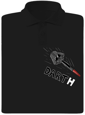 Dart(h) férfi pólóingek Black