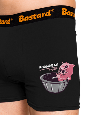 Formában boxeralsó Black