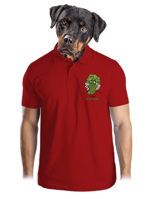 100% vegetáriánus férfi pólóingek Red Mal