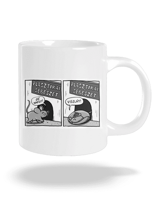 Plasztikai sebészet nagy bögre White