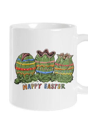 Happy easter hagyományos bögre White