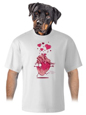 unisex túlméretezett póló