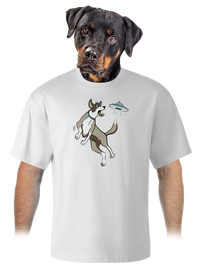 unisex túlméretezett póló