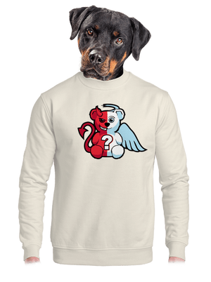 Angyal vagy ördög unisex crewneck Off White