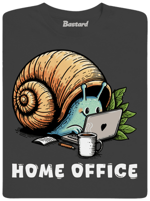 Sneka home office férfi hosszú ujjú póló Dark Grey