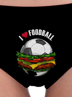 Foodball női bugyik Black