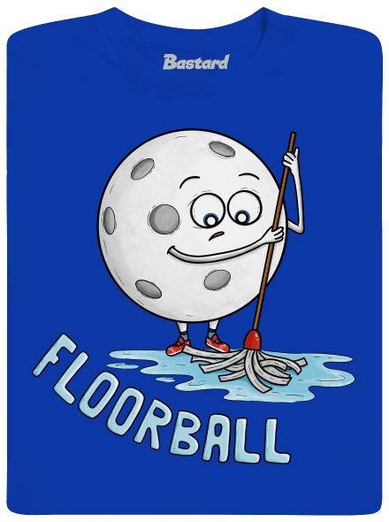 Floorball férfi hosszú ujjú póló Royal Blue