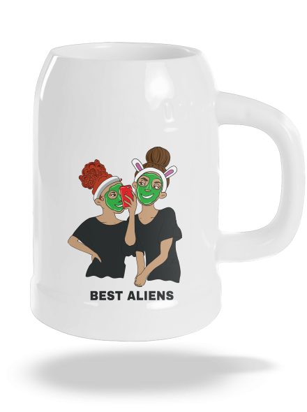 Best aliens söröskorsó White