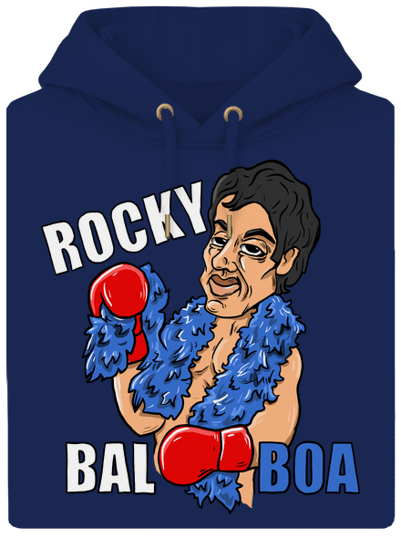 Rocky Bal boa unisex prémium pulóver Navy