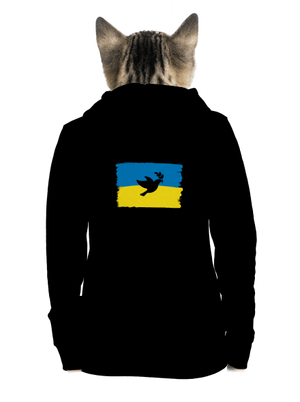  cipzáras női pulóver Black