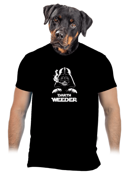 Darth Weeder férfi póló Black