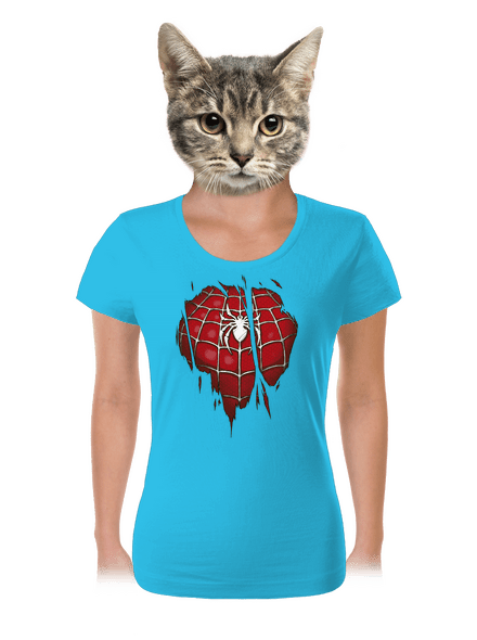 Spider inside női póló Blue Atol