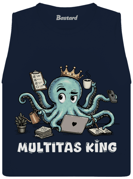 Multitas king női bővített trikó Navy