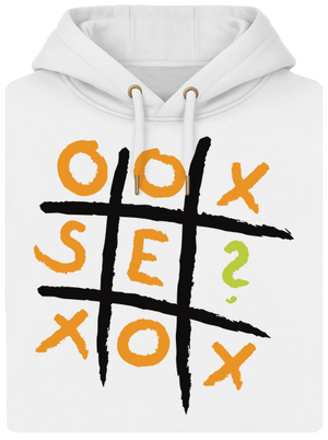 Piškvorky unisex prémium pulóver Snowwhite