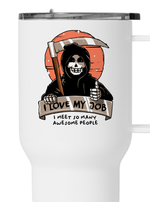 I love my job termosz bögre White