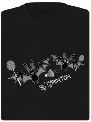 Batminton női sportpóló Black