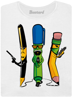 Az író banda prémium női póló White