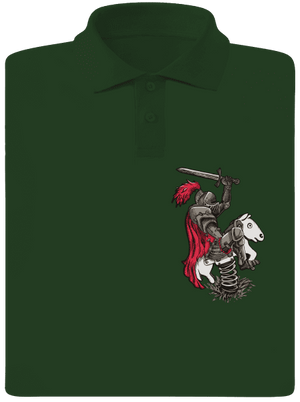 Lovag férfi pólóingek Bottle Green Mal