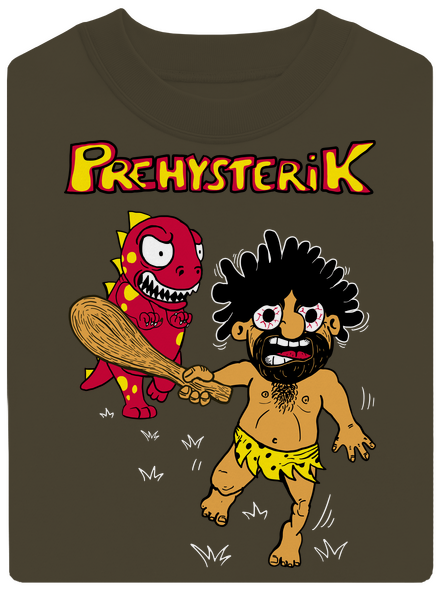 Prehysterik unisex crewneck Urban Khaki