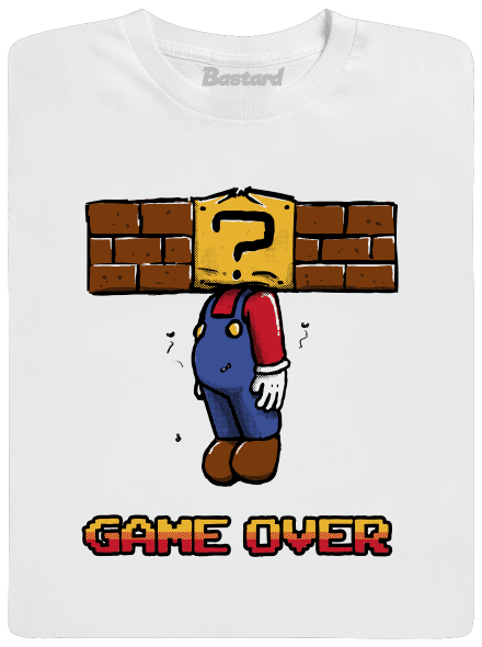 Game over férfi hosszú ujjú póló White