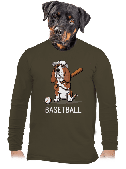 Basetball férfi hosszú ujjú póló Urban Khaki