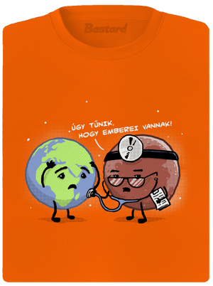 Diagnózis női sportpóló Neon Orange