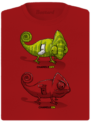 ChameleON ChameleOFF női sportpóló Red Mal