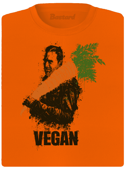 Vegán női sportpóló Neon Orange