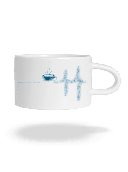 Coffee help macaron bögre White