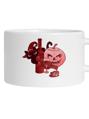 Hello wine macaron bögre White