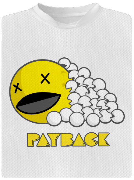 Payback gyerek sport póló White