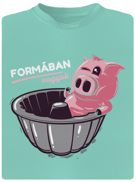 Formában férfi sportpóló Mint Mal